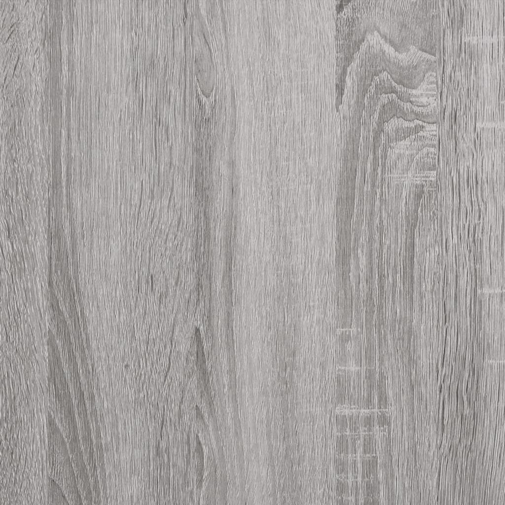 vægskab 102x30x20 cm konstrueret træ grå sonoma-eg