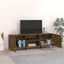 tv-bord 150x30x50 cm konstrueret træ røget egetræsfarve