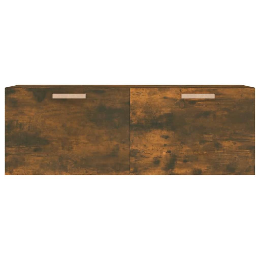 vægskab 100x36,5x35 cm konstrueret træ røget sonoma-eg