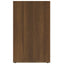 skoreoler 2 stk. 52,5x30x50 cm brun egetræsfarve