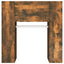 entrémøbel 97,5x37x99 cm konstrueret træ røget sonoma-eg