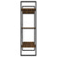 bogreol 100x30x105 cm konstrueret træ sonoma-eg