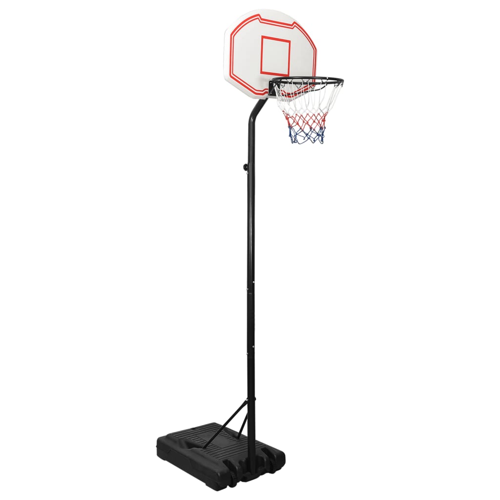 basketballstativ 282-352 cm polyethylen hvid billede