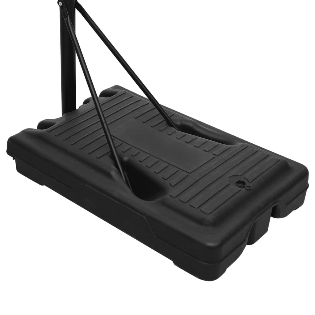 basketballstativ 282-352 cm polyethylen hvid