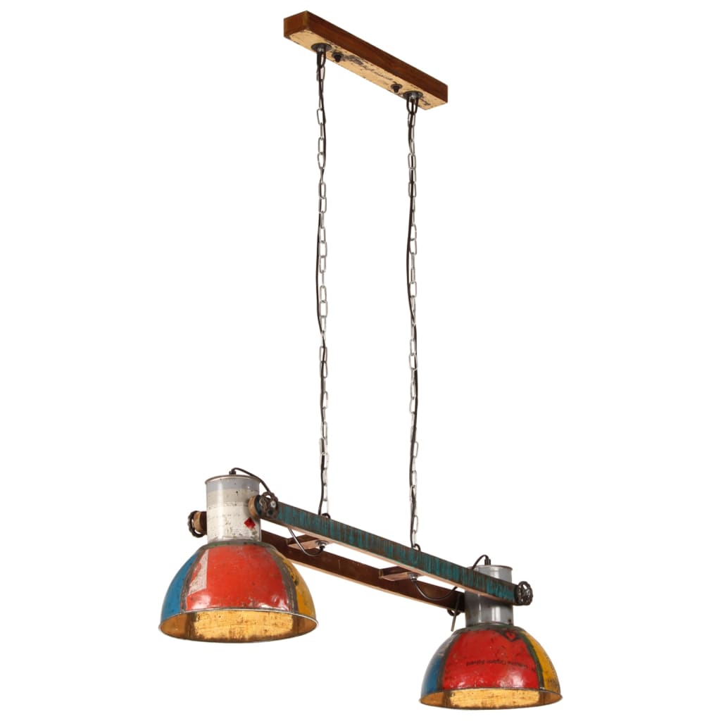 industriel hængelampe 111 cm 25 W E27 flerfarvet billede
