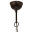 industriel hængelampe 40 cm E27 25 W flerfarvet rund