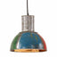 industriel hængelampe 28,5 cm E27 25 W rund flerfarvet