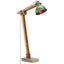 gulvlampe E27 flerfarvet
