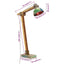 gulvlampe E27 flerfarvet