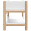 tv-bord 82x38x45 cm konstrueret træ hvid