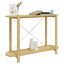 konsolbord 110x38x75 cm konstrueret træ