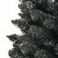kunstigt smalt juletræ med juletræsfod 180 cm PVC grøn
