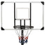 basketballstativ med plade 256-361 cm polycarbonat transparent