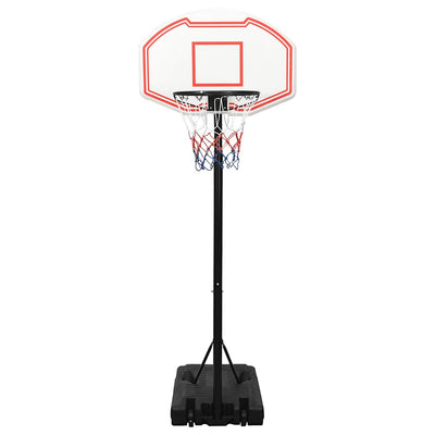 basketballstativ 237-307 cm polyethylen hvid
