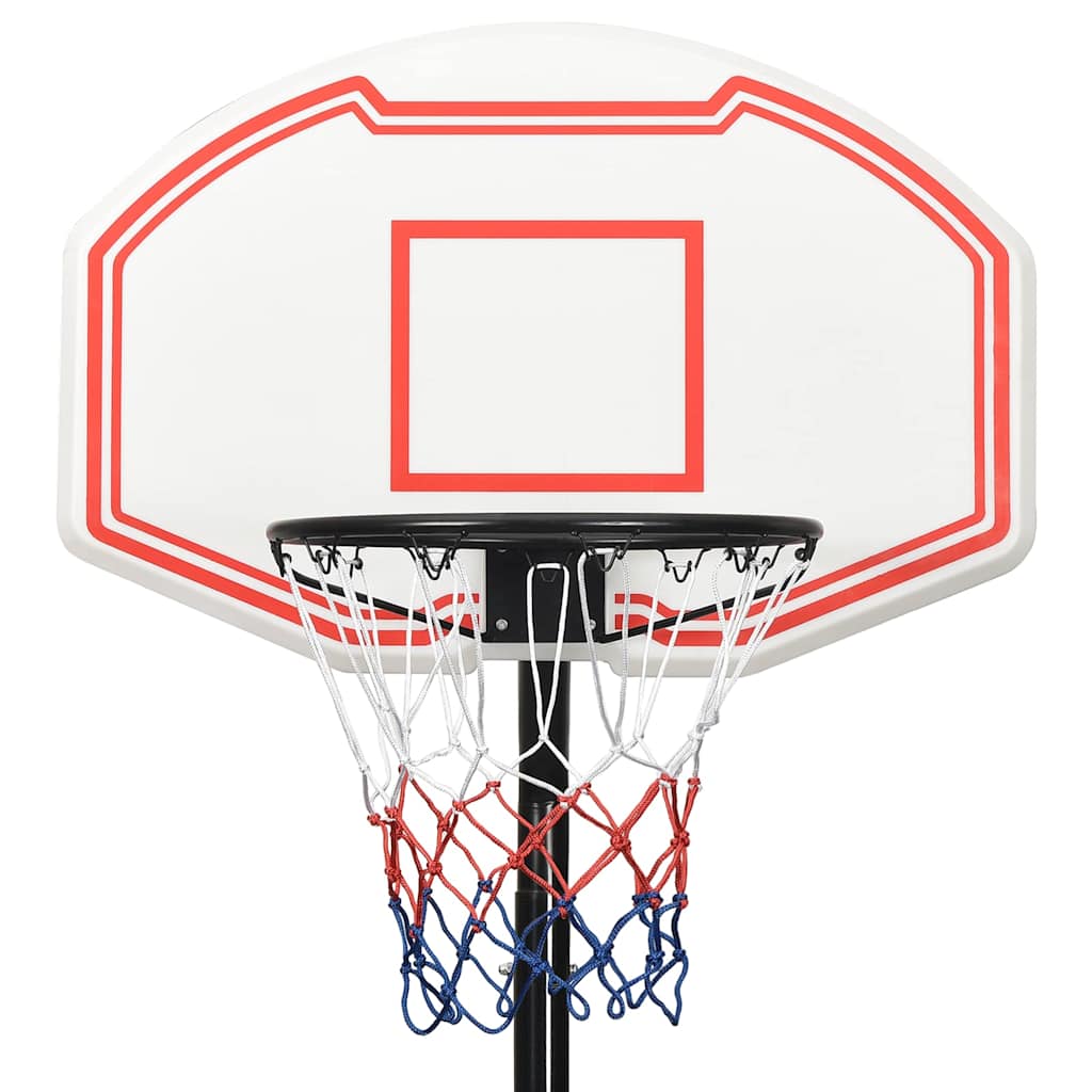 basketballstativ 237-307 cm polyethylen hvid