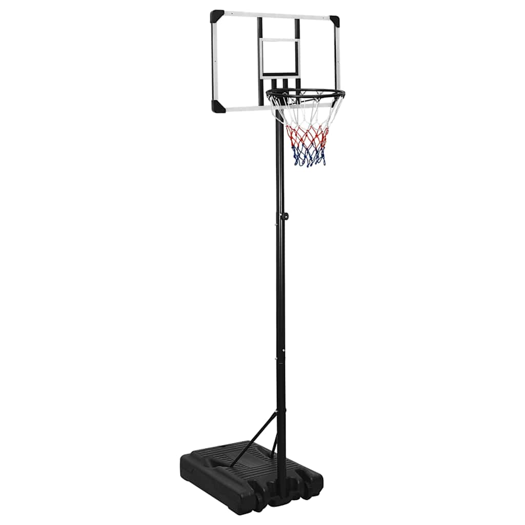 Basketballstativ med plade 235-305 cm - polycarbonat, transparent