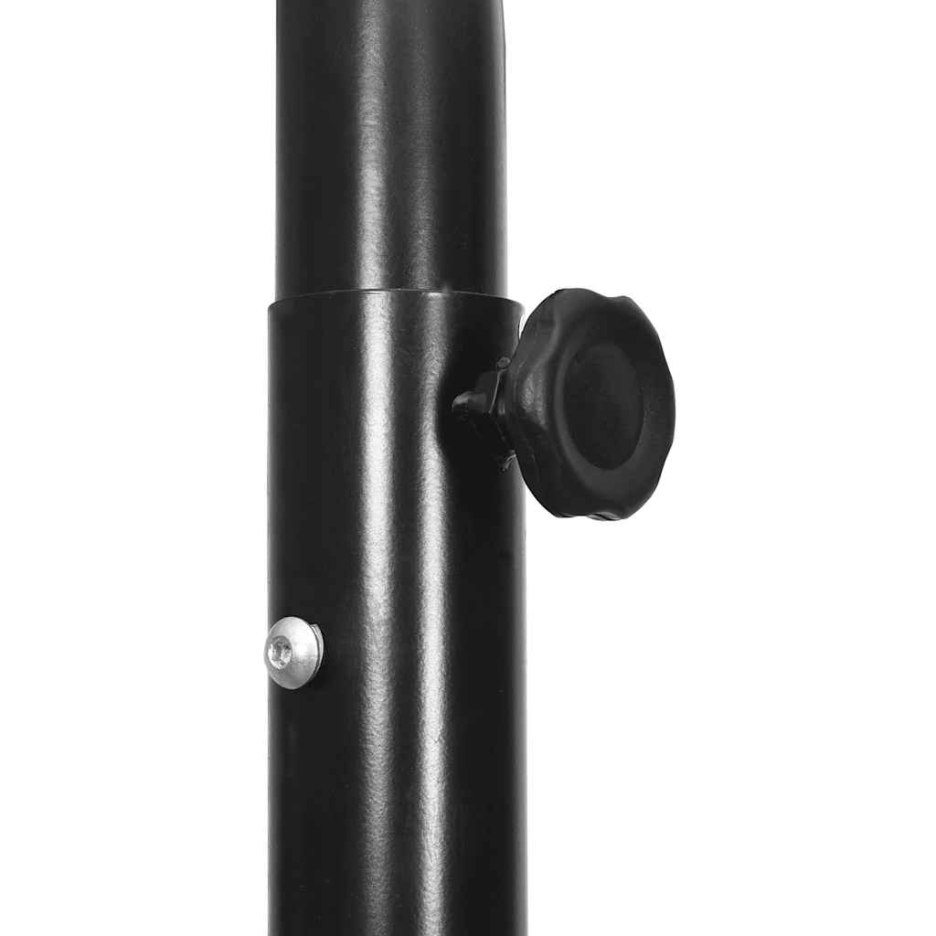 basketballstativ med plade 235-305 cm polycarbonat transparent