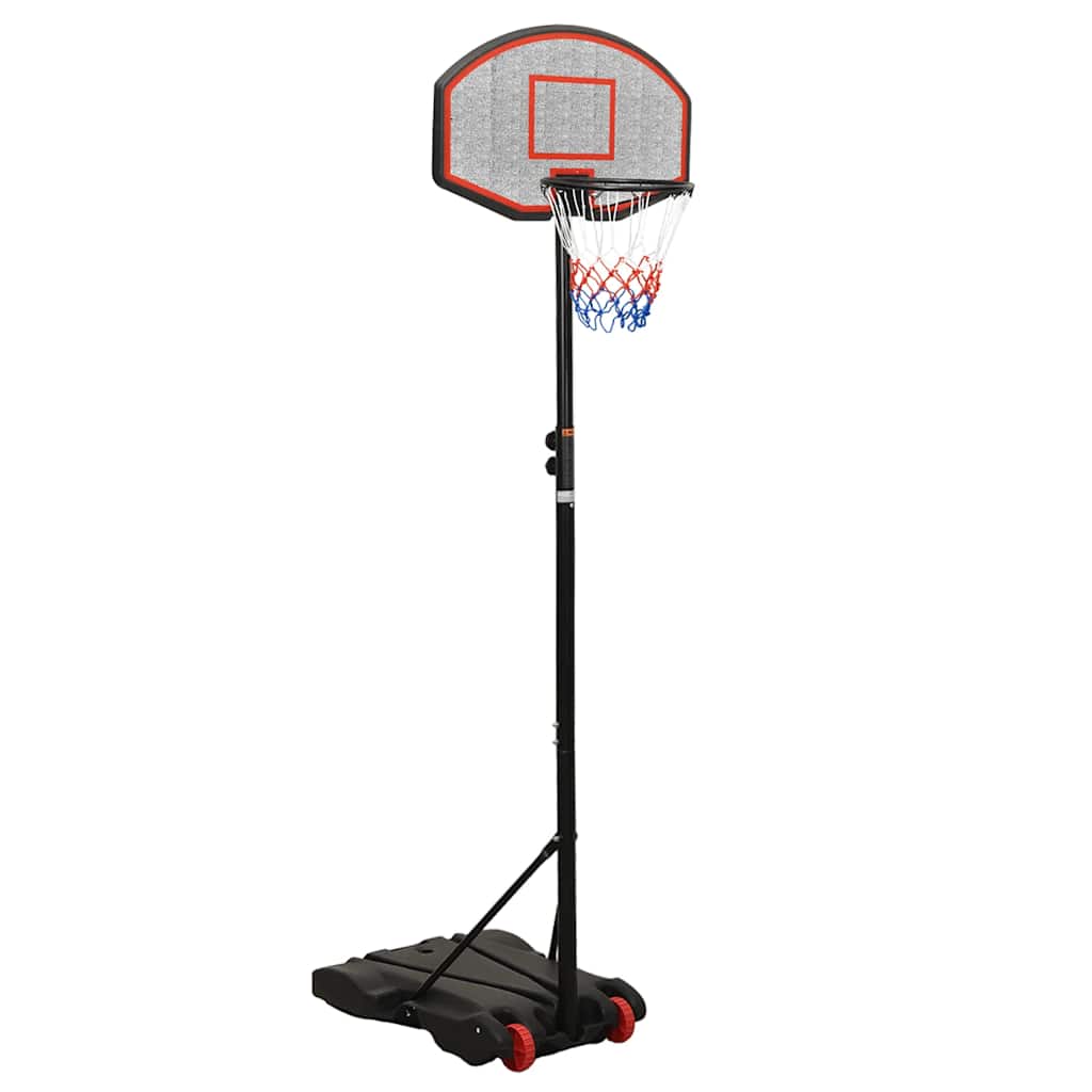 Justerbart basketballstativ 216-250 cm i polyethylen - sort