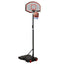 basketballstativ 216-250 cm polyethylen sort