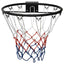 basketkurv 45 cm stål sort