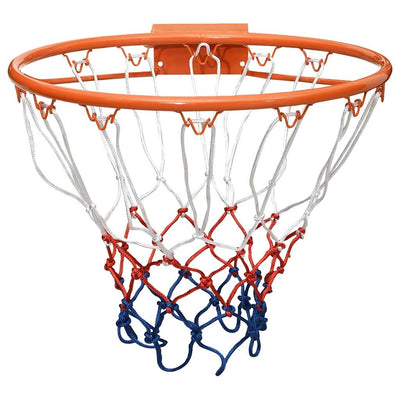 basketkurv 39 cm stål orange