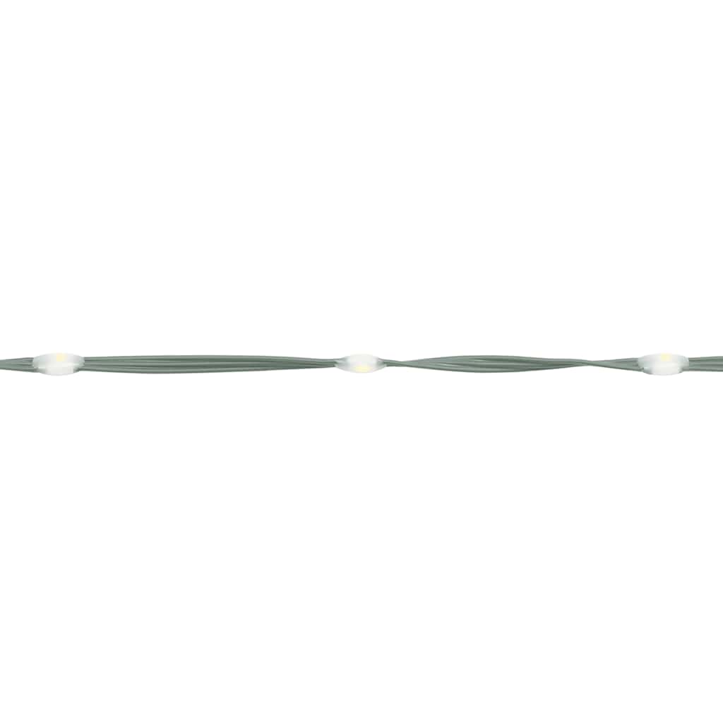 juletræ med kogle, varm hvid, 3000 LED'er, 230x800 cm