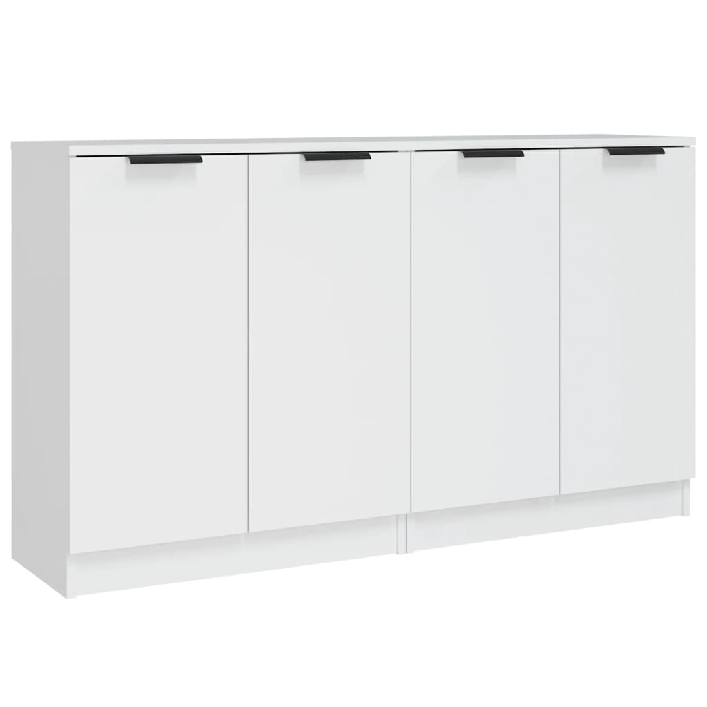 skænke 2 stk. 60x30x70 cm konstrueret træ hvid