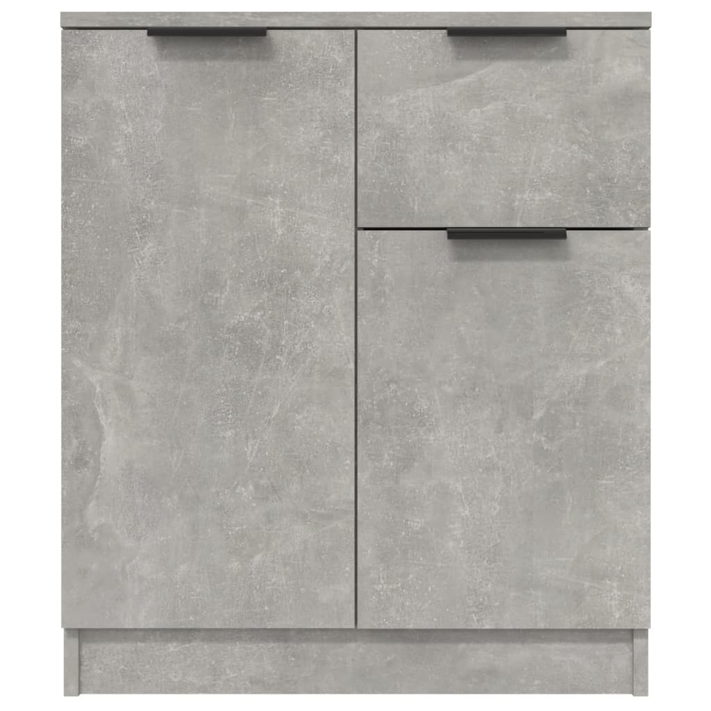 skænke 2 stk. 60x30x70 cm konstrueret træ betongrå