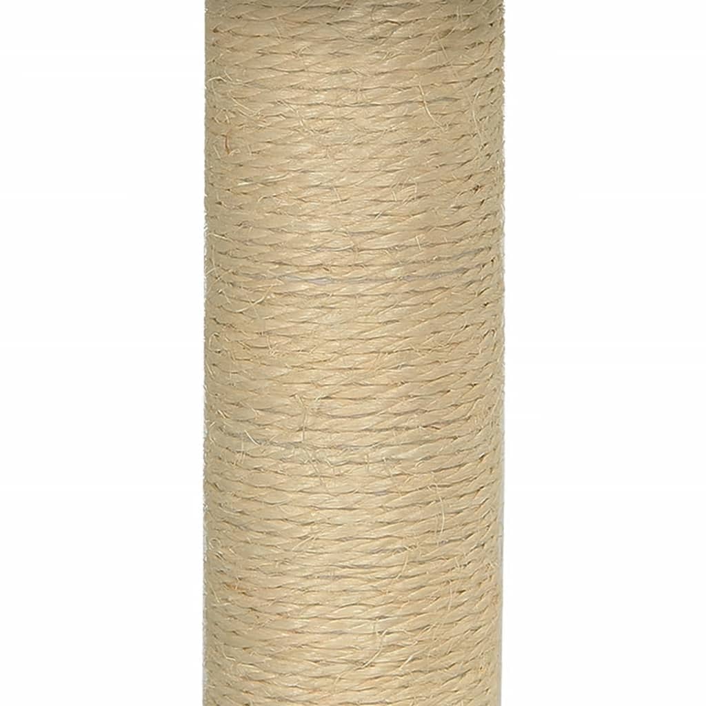kradsetræ med sisalkradsestolpe 74 cm lysegrå