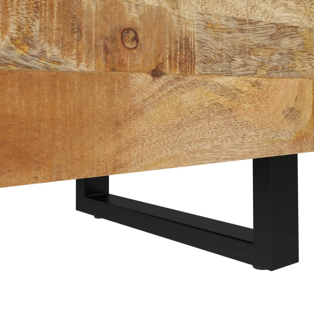 sengebord 40x33x46 cm massivt mangotræ