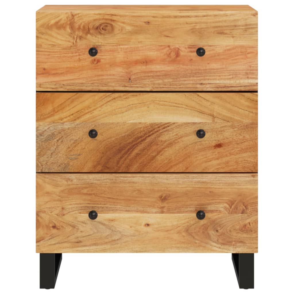 skænk 60x33x75 cm massivt akacietræ
