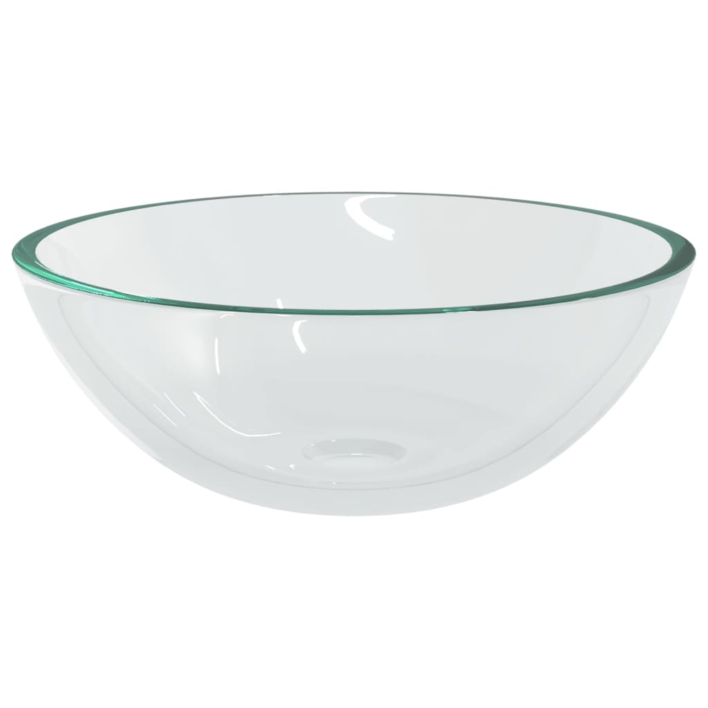 håndvask 50x37x14 cm glas transparent