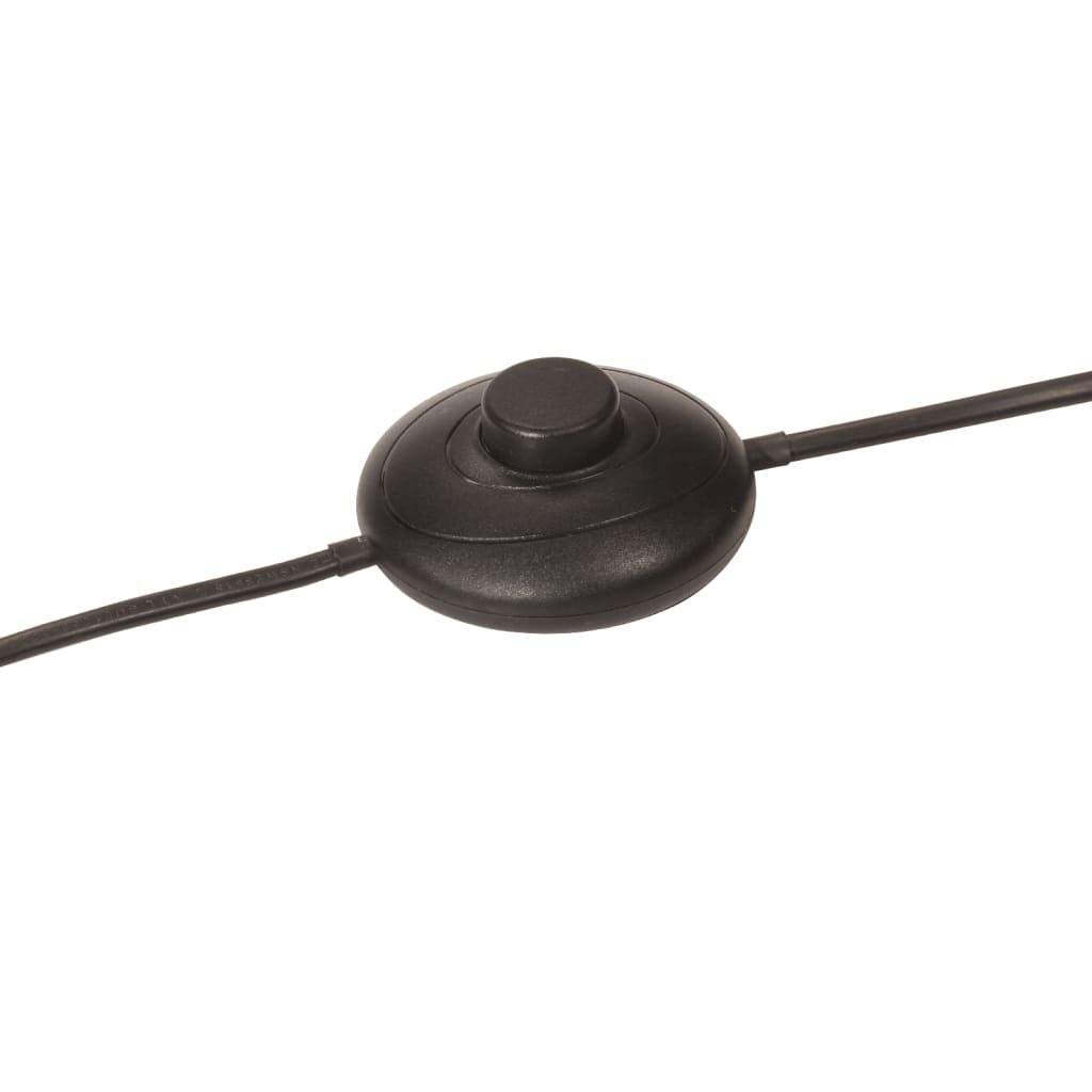 gulvlampe E27 massivt mangotræ flerfarvet