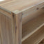 bogreol med 4 hylder 80x30x110 cm massivt akacietræ