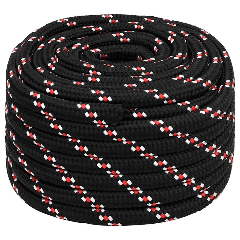 tovværk til båd 20 mm 50 m polypropylen sort