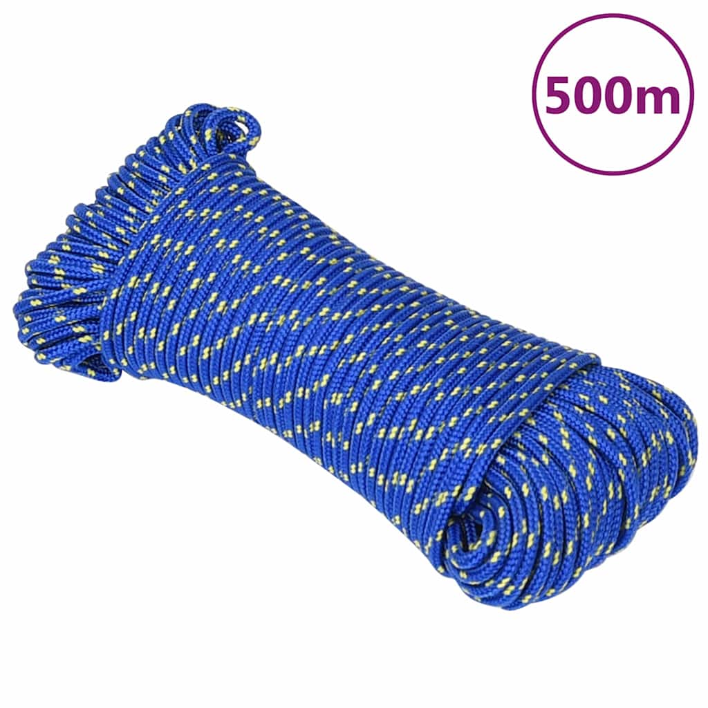 tovværk til båd 5 mm 500 m polypropylen blå