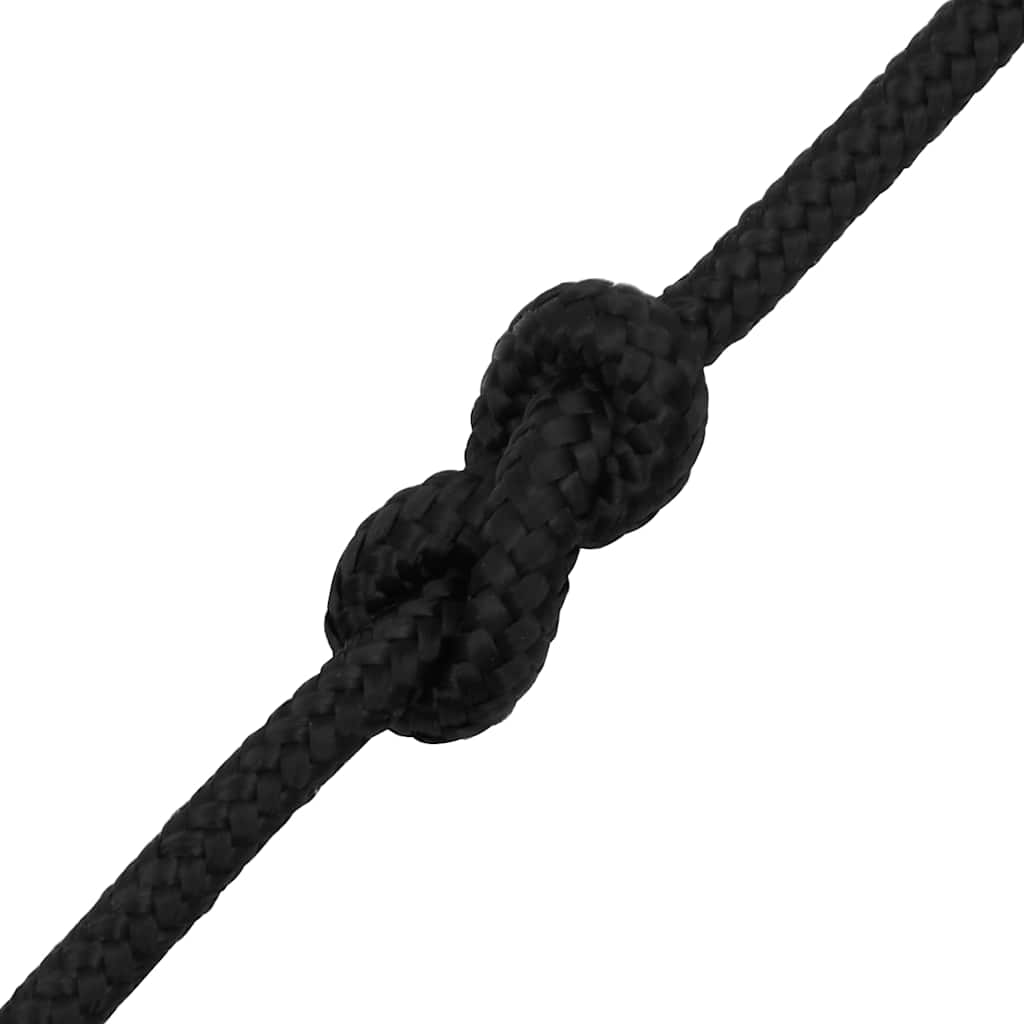 tovværk til båd 8 mm 50 m polypropylen sort