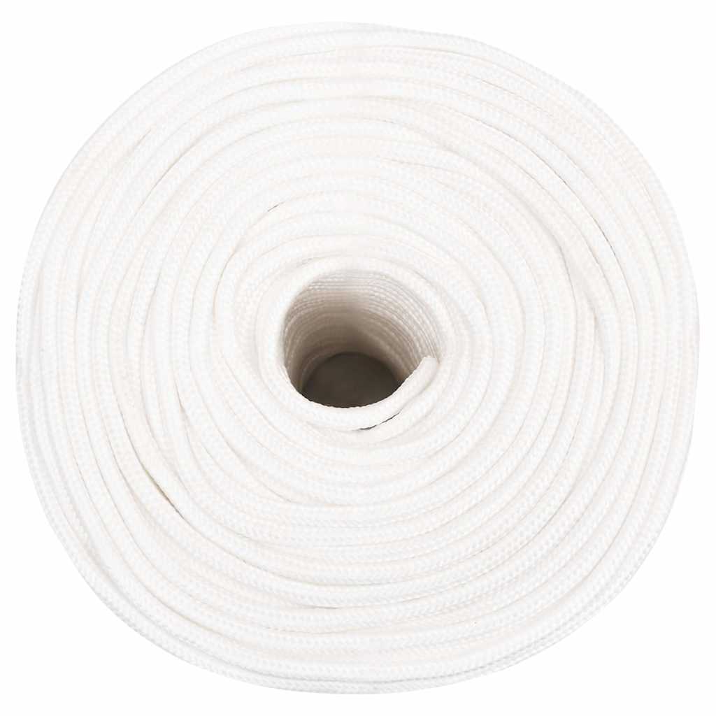 tovværk til båd 6 mm 500 m polypropylen hvid