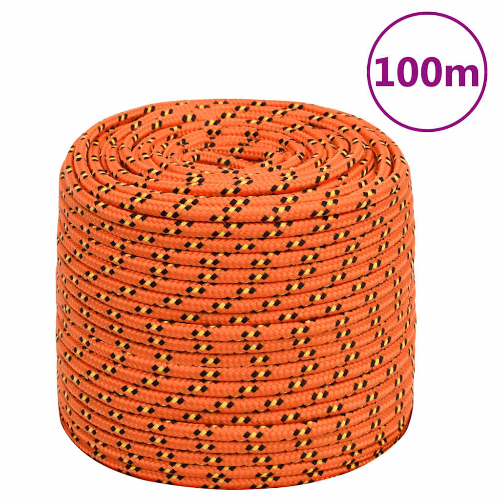 tovværk til båd 10 mm 100 m polypropylen orange