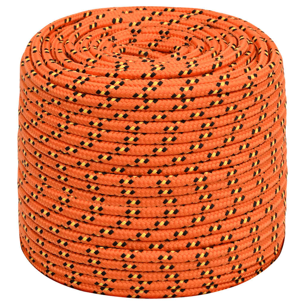 tovværk til båd 10 mm 100 m polypropylen orange