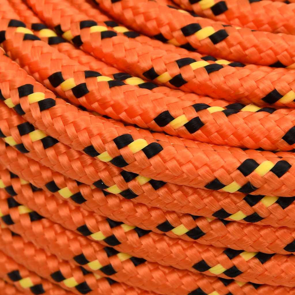 tovværk til båd 10 mm 100 m polypropylen orange