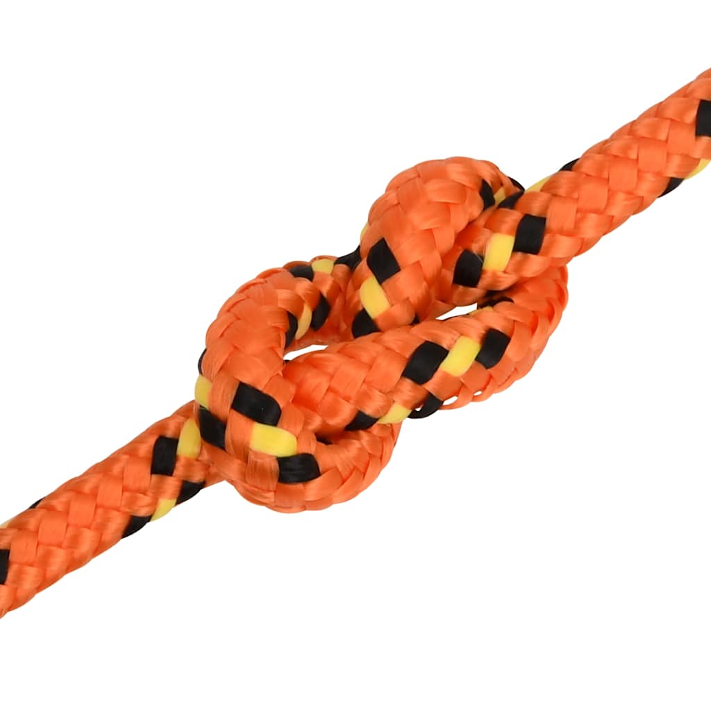 tovværk til båd 10 mm 100 m polypropylen orange