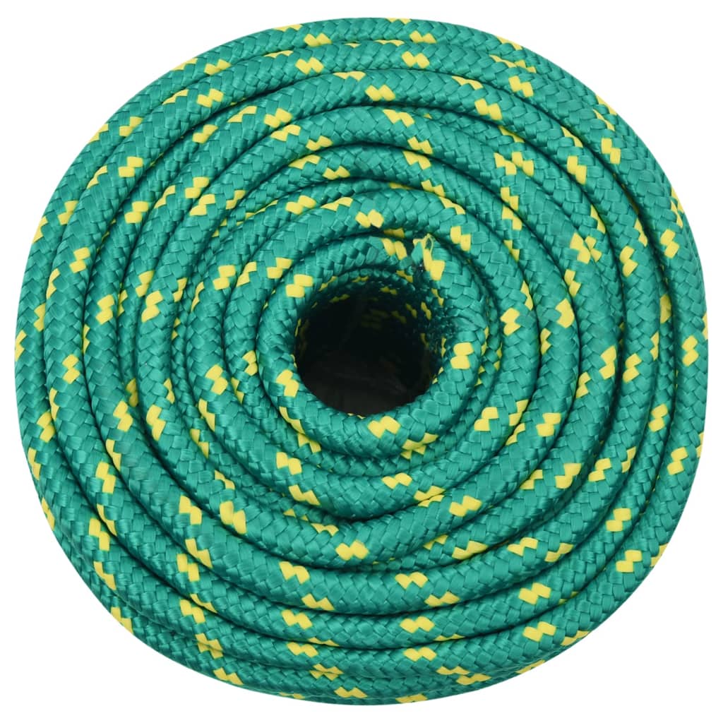 tovværk til båd 14 mm 100 m polypropylen grøn