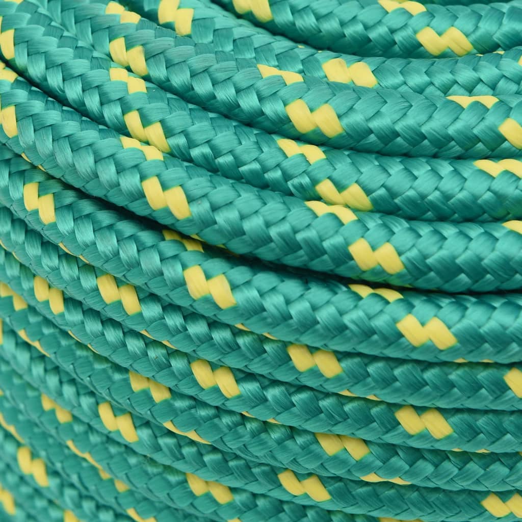 tovværk til båd 14 mm 100 m polypropylen grøn