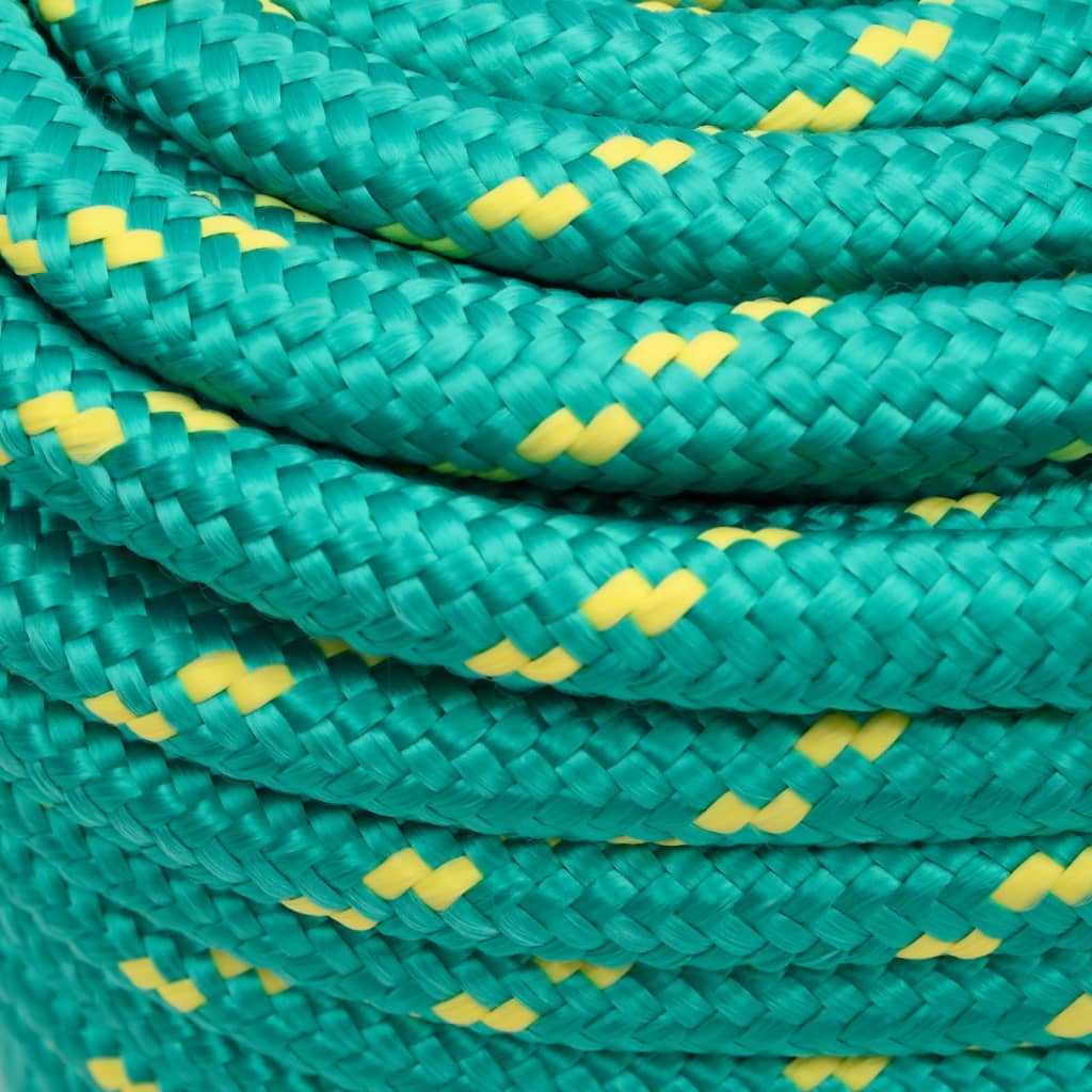 tovværk til båd 16 mm 25 m polypropylen grøn