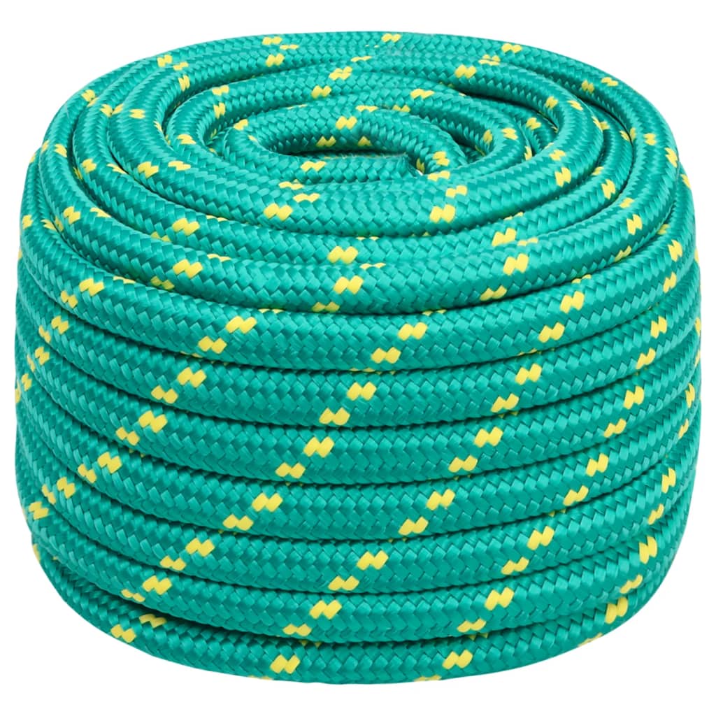 tovværk til båd 20 mm 50 m polypropylen grøn