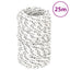 flettet tovværk 2 mm x 25 m polyester hvid