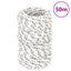 flettet tovværk 2 mm x 50 m polyester hvid