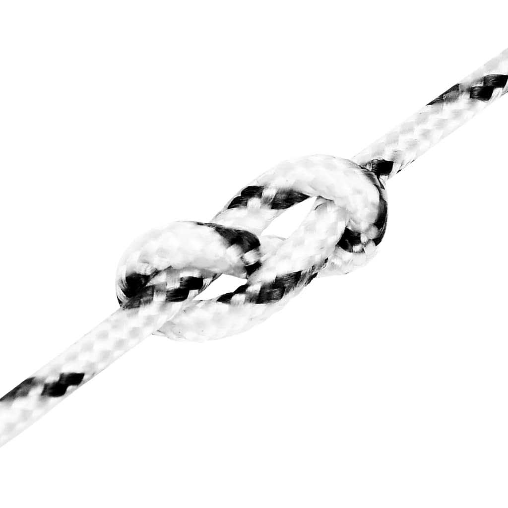 flettet tovværk 3 mm x 500 m polyester hvid