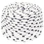 flettet tovværk 6 mm x 25 m polyester hvid